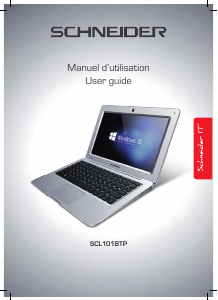 Manual Schneider SCL101BTP Laptop