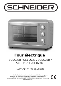Bedienungsanleitung Schneider SCEO23B Backofen
