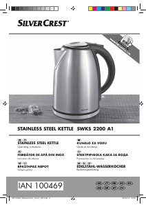 Priručnik SilverCrest SWKS 2200 A1 Čajnik