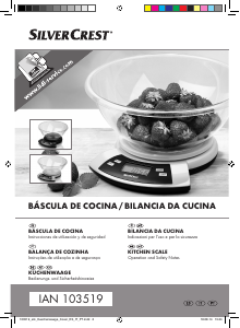 Manual de uso SilverCrest IAN 103519 Báscula de cocina