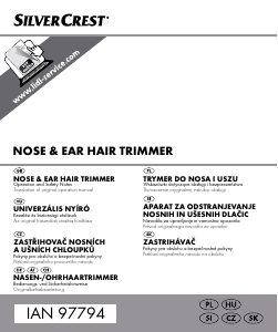 Manual SilverCrest IAN 97794 Nose Hair Trimmer