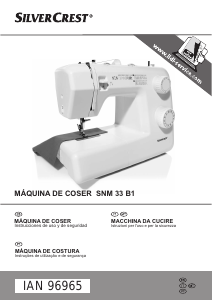 Manuale SilverCrest IAN 96965 Macchina per cucire