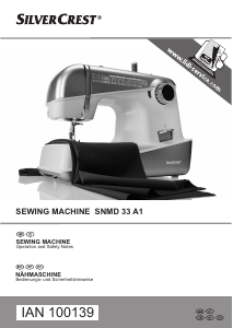 Manual SilverCrest IAN 100139 Sewing Machine