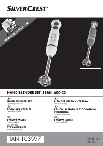 Instrukcja SilverCrest IAN 103997 Blender ręczny
