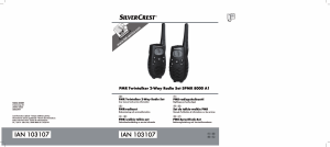 Mode d’emploi SilverCrest IAN 103107 Talkie-walkie