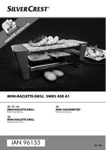 Manual SilverCrest SMRS 450 A1 Raclette Grill