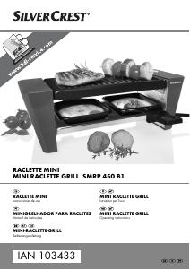 Bedienungsanleitung SilverCrest SMRP 450 B1 Raclette-grill