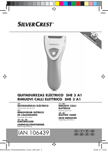 Manual SilverCrest IAN 106439 Remoção de calo