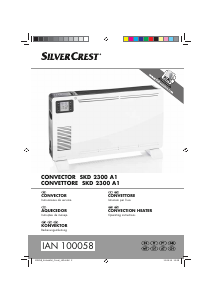 Manuale SilverCrest IAN 100058 Termoventilatore