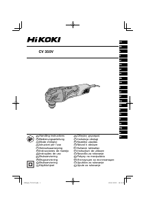 Brugsanvisning Hikoki CV 350V Multifunktionsværktøj