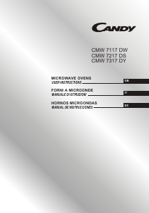 Bruksanvisning Candy CMW 7117 DW RU Mikrovågsugn