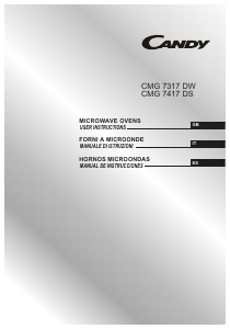 Bruksanvisning Candy CMG 7417 DS RU Mikrovågsugn