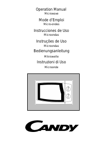 Manual de uso Candy CMO 18 MN Microondas