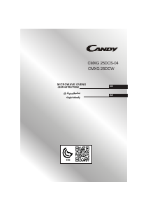 Bruksanvisning Candy CMXG 25DCS-04 Mikrovågsugn