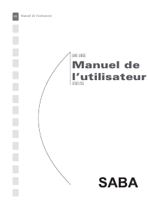 Mode d’emploi SABA LFS8125S Lave-linge