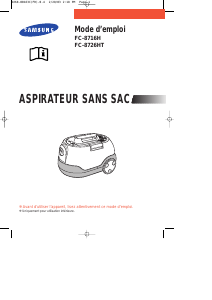 Mode d’emploi Samsung FC-8726HT Aspirateur