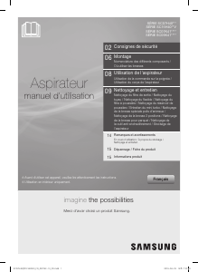 Mode d’emploi Samsung SC07K41F0HP/EF Aspirateur