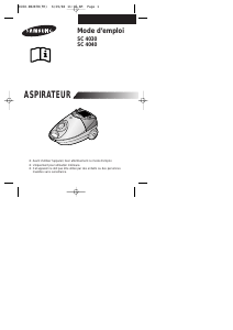 Mode d’emploi Samsung SC4041 Aspirateur