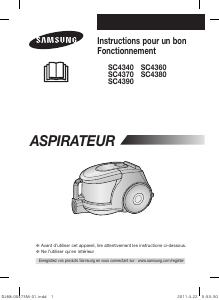 Mode d’emploi Samsung SC4380 Aspirateur