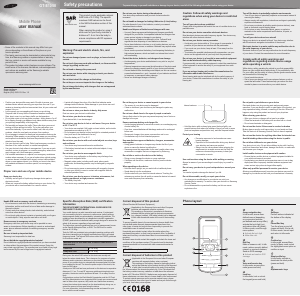 Bruksanvisning Samsung GT-E1050 Mobiltelefon