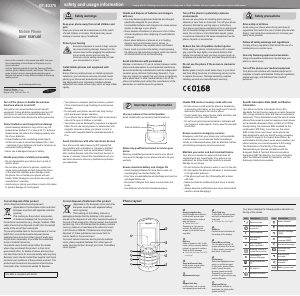 Bruksanvisning Samsung GT-E2370 Mobiltelefon