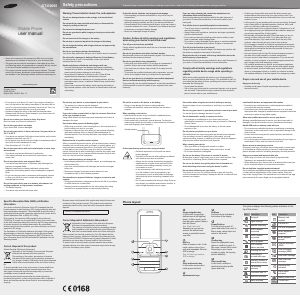 Bruksanvisning Samsung GT-E2600 Mobiltelefon