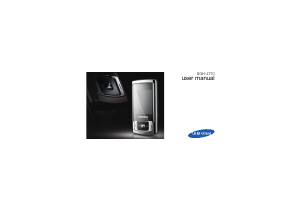 Bruksanvisning Samsung SGH-J770 Mobiltelefon
