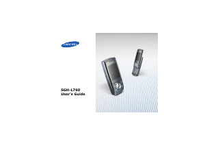 Handleiding Samsung SGH-L760V Mobiele telefoon