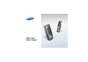 Bruksanvisning Samsung SGH-L760V Mobiltelefon
