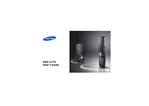 Bruksanvisning Samsung SGH-L770 Mobiltelefon