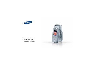 Bruksanvisning Samsung SGH-S410 Mobiltelefon