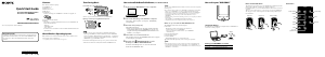 Bruksanvisning Sony NWZ-A864 Walkman Mp3 spelare