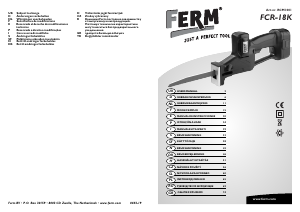 Εγχειρίδιο FERM RCM1001 Παλινδρομικό πριόνι