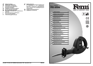 Εγχειρίδιο FERM RSM1002 Παλινδρομικό πριόνι