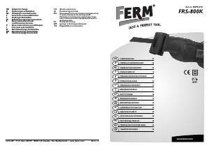 Manual de uso FERM RSM1010 Sierra de sable