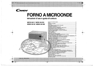 Manuale Candy MCB 28 EX Microonde
