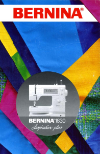 Handleiding Bernina 1630 Inspiration Plus Naaimachine