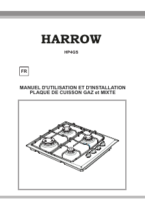 Mode d’emploi Harrow HP4GS Table de cuisson