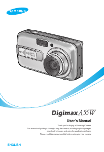 Bruksanvisning Samsung Digimax A55W Digitalkamera