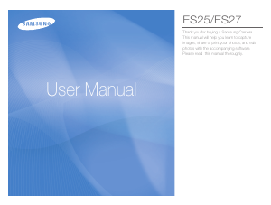 Bruksanvisning Samsung ES25 Digitalkamera