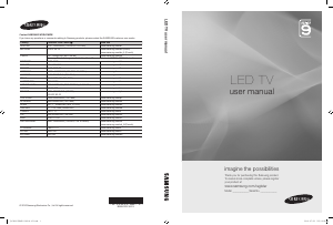 Manual Samsung UE46C9000SW LED Television