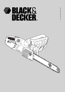 Manual Black and Decker GK1330 Chainsaw