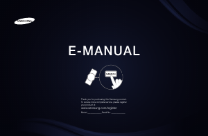 Manual Samsung UE46D6570WS LED Television