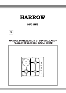 Mode d’emploi Harrow HP31M/2 Table de cuisson
