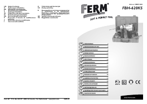 Handleiding FERM HDM1002 Boorhamer