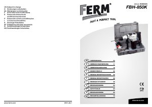 Handleiding FERM HDM1005 Boorhamer