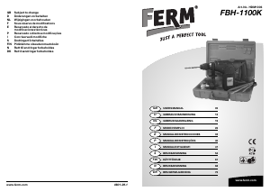Manual FERM HDM1006 Rotary Hammer