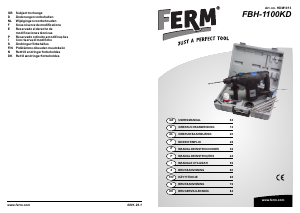 Handleiding FERM HDM1013 Boorhamer