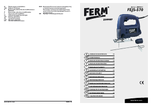 Instrukcja FERM JSM1011 Wyrzynarka