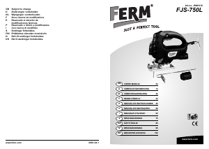 Manual FERM JSM1018 Jigsaw